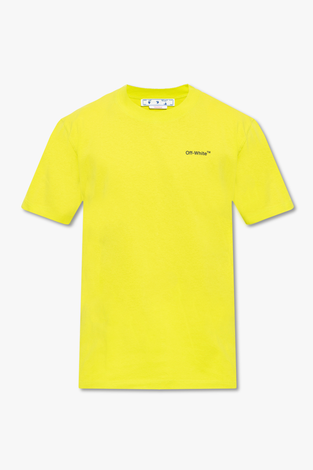 Off white neon t shirt hotsell